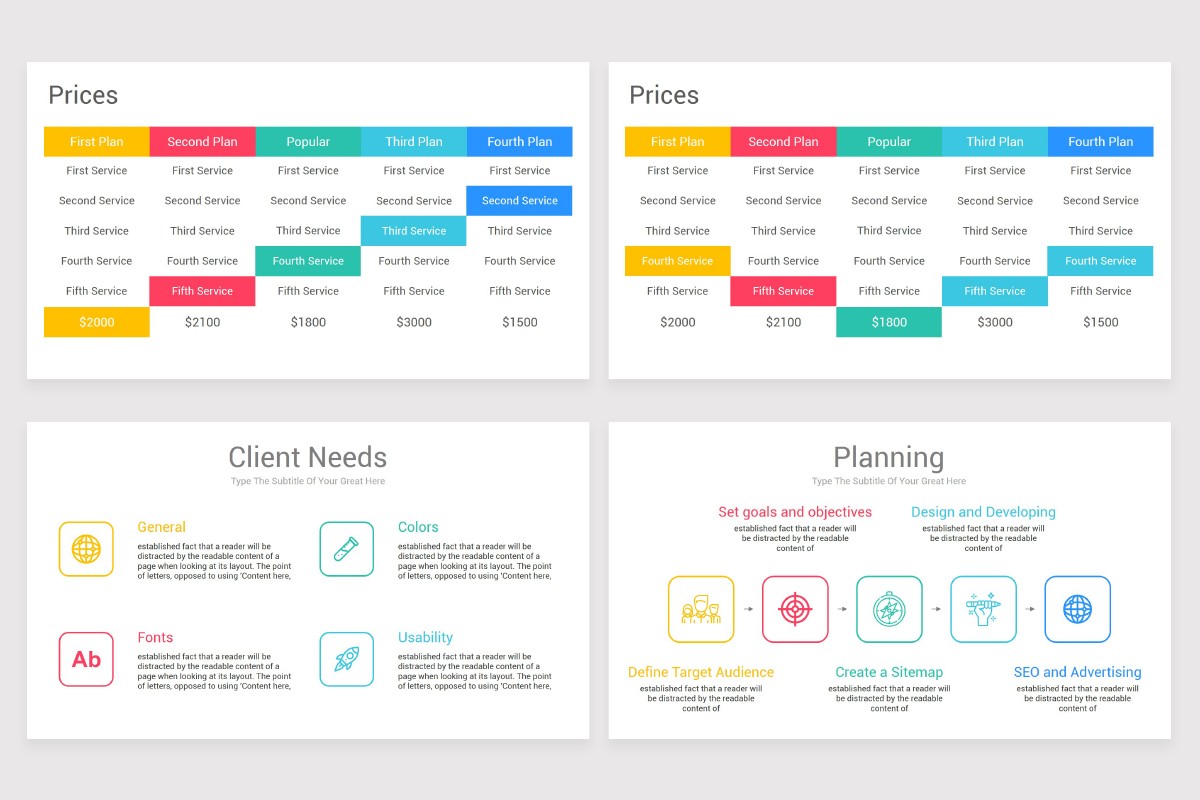 Powerpoint Sitemap Template