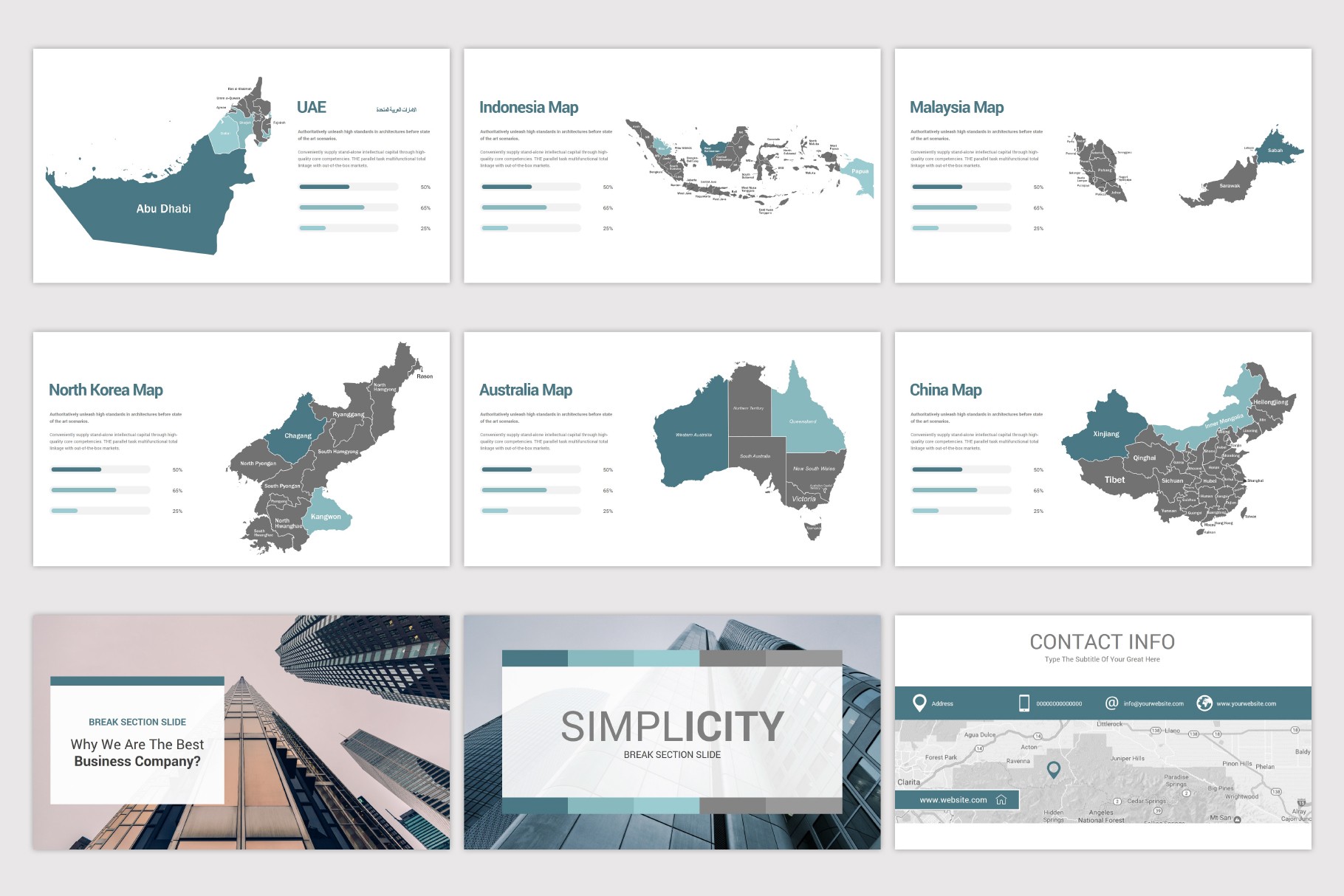 Simplicity PowerPoint Presentation Template | Nulivo Market