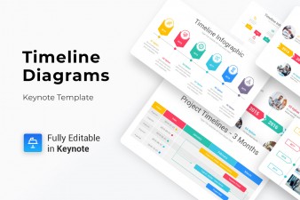 Timeline Infographics Keynote Presentation Template