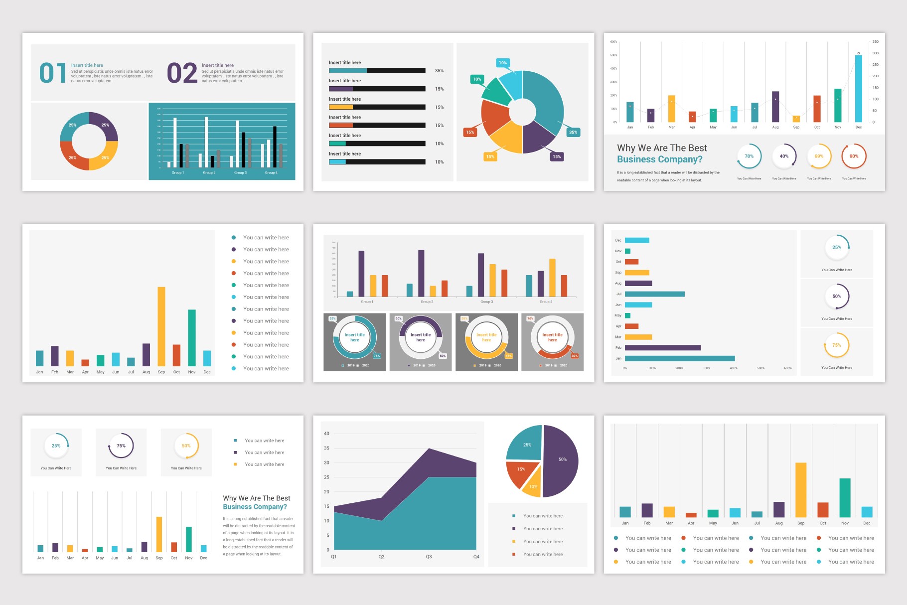 Data Charts PowerPoint Presentation Template Nulivo Market Chart Data Powerpoint