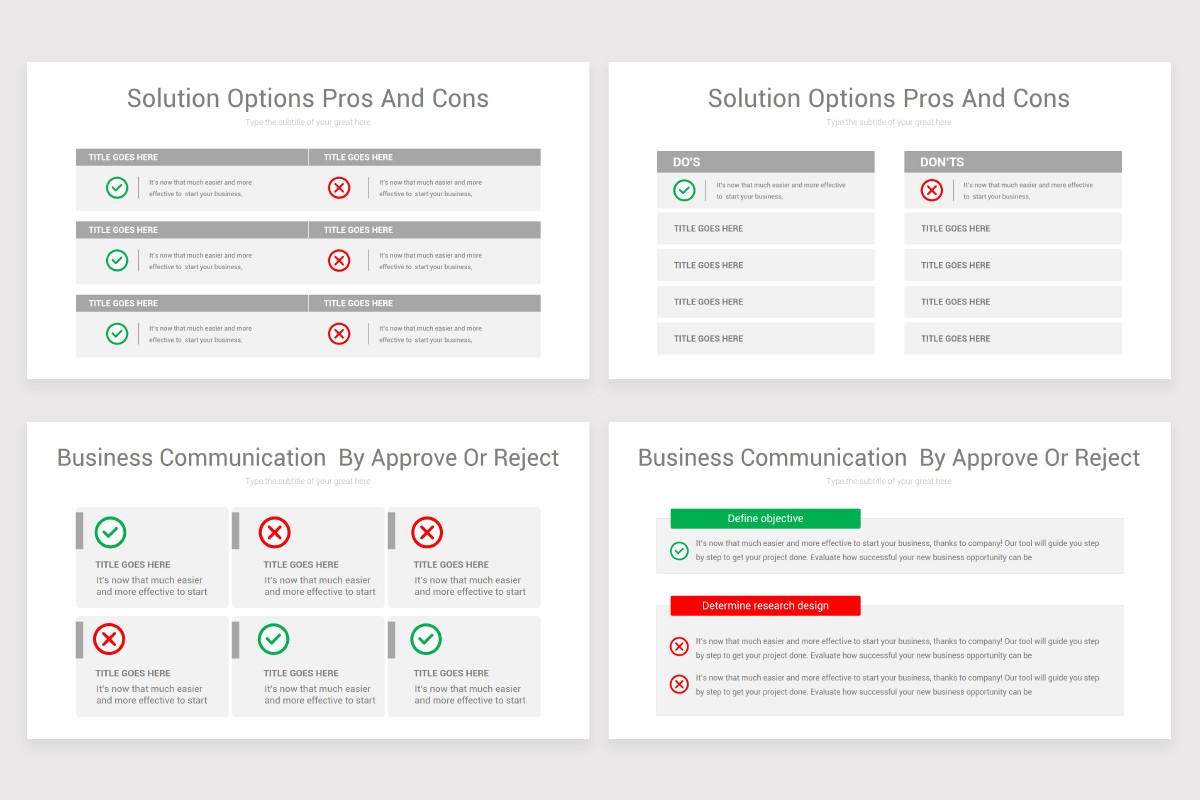 Do's and Don'ts PowerPoint Template | Nulivo Market