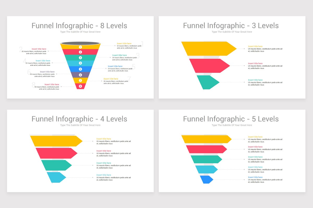 Funnels Diagrams PowerPoint Template Nulivo Market