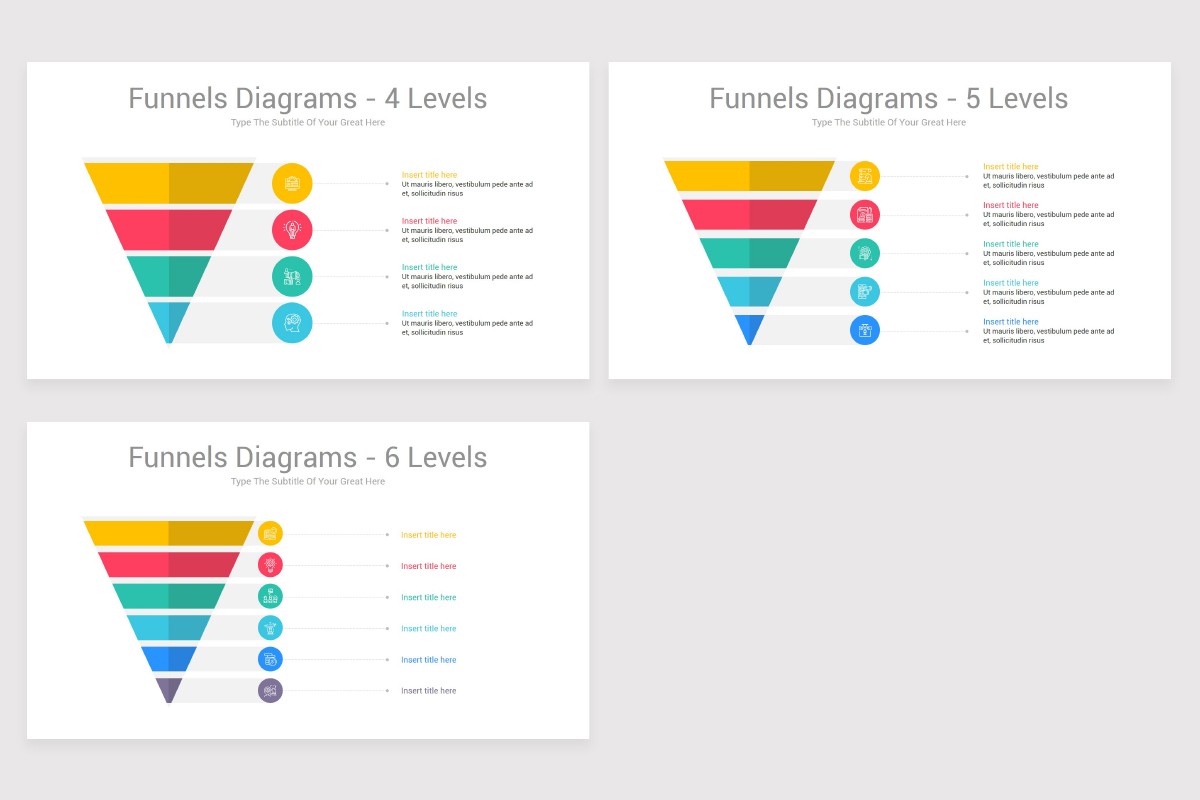 Funnels Diagrams PowerPoint Template | Nulivo Market