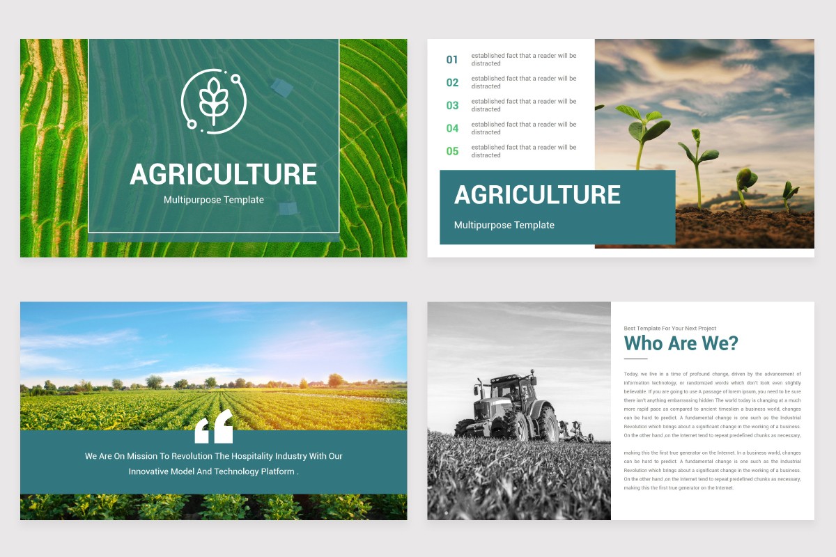Best Agriculture PowerPoint Template Nulivo Market