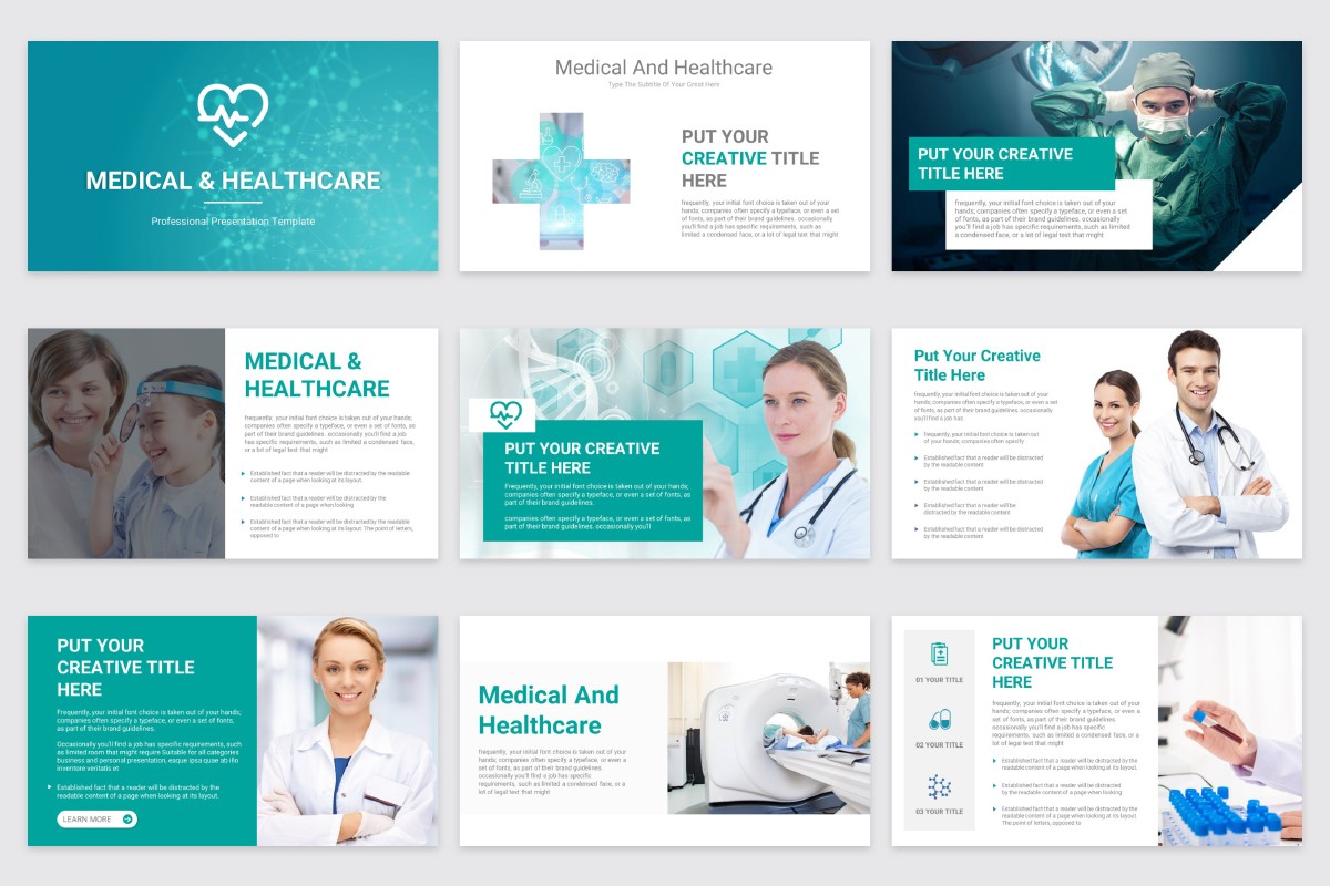 Medical And Healthcare Google Slides Presentation Template Nulivo Market