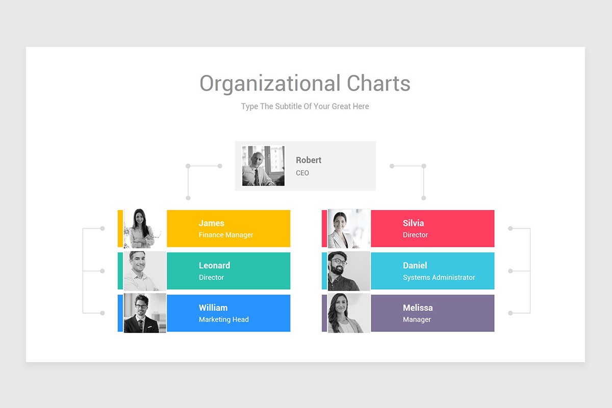 Google Slides Templates Organizational Chart