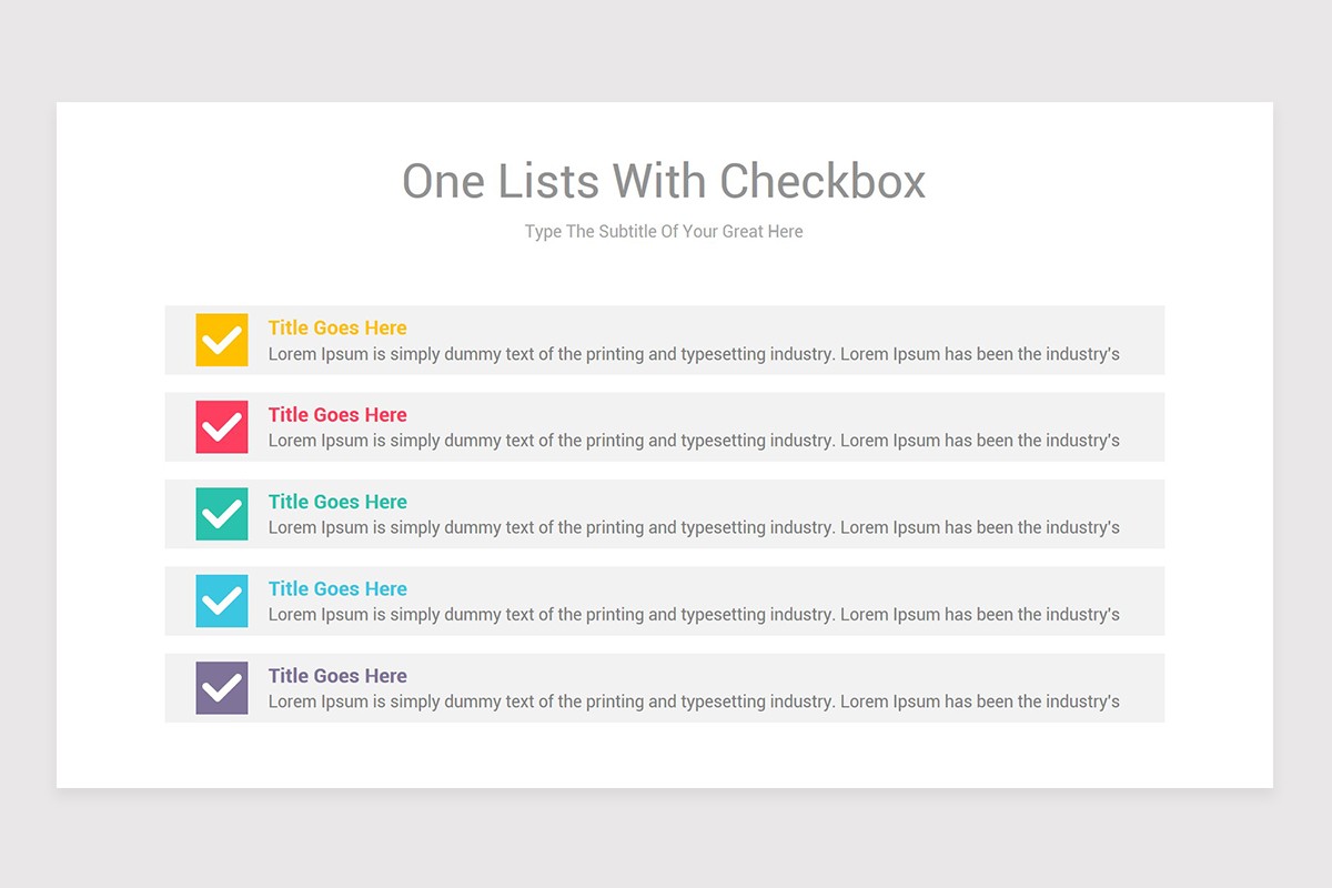 Checklist Diagrams Google Slides Themes Template Nulivo Market