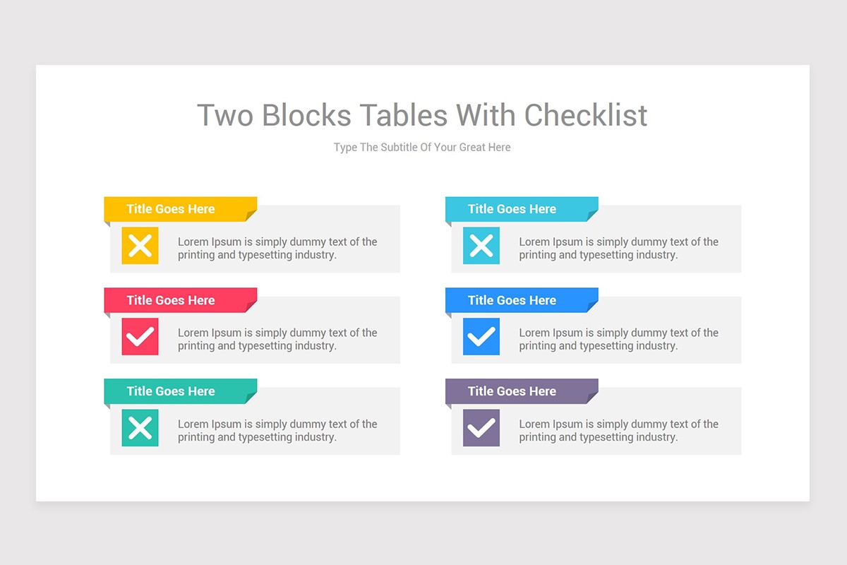 Checklist Diagrams for Keynote Presentation | Nulivo Market