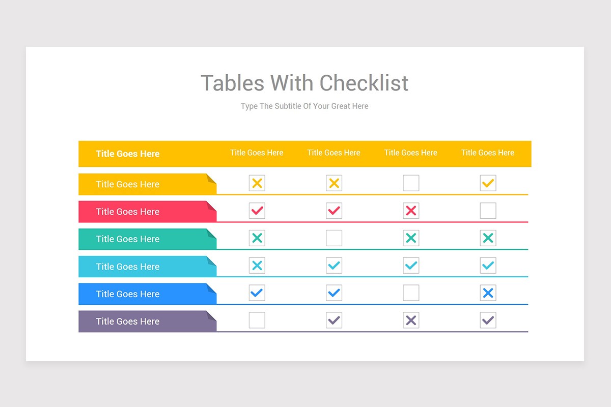 Checklist Diagrams for Keynote Presentation | Nulivo Market