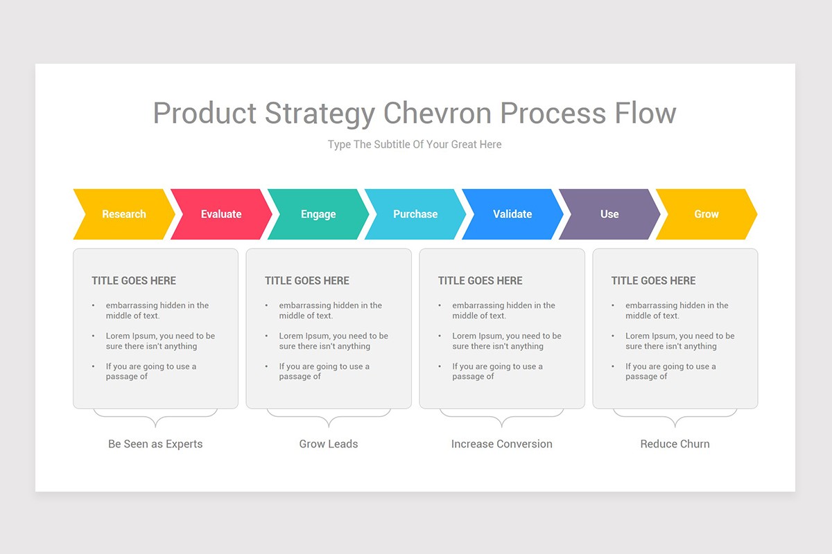 Chevron Process Flow Keynote Diagrams Nulivo Market