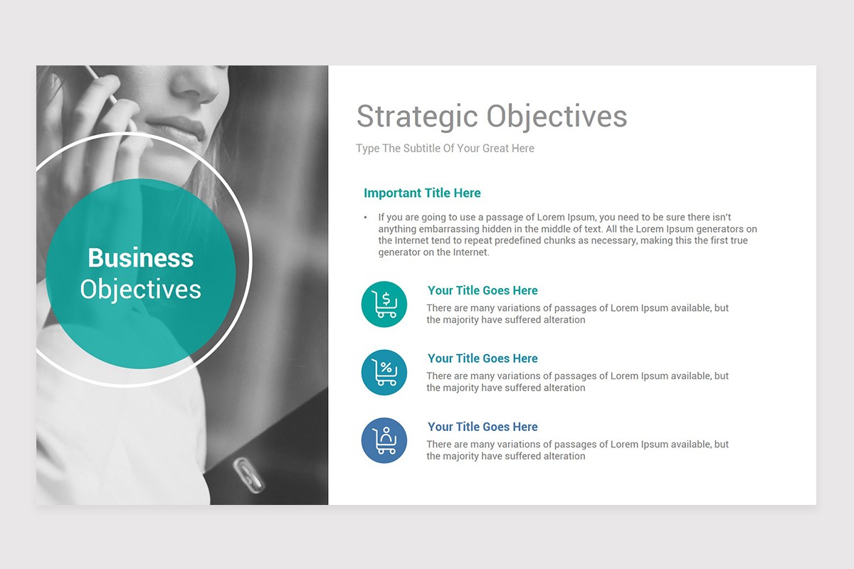 Business Objectives PowerPoint Presentation Template | Nulivo Market