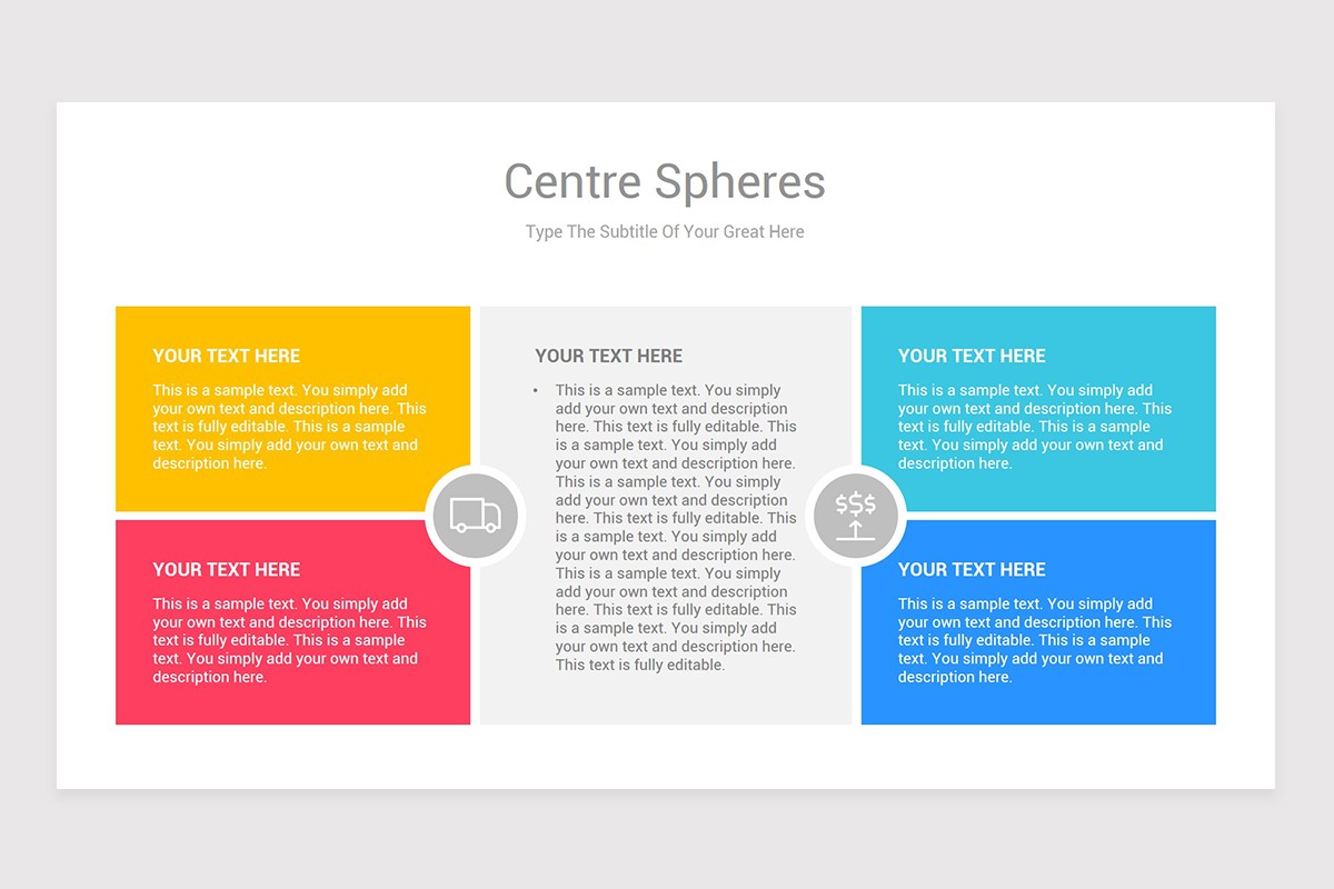 Center Spheres PowerPoint Diagrams Template | Nulivo Market