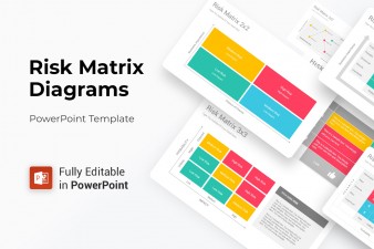 Risk Matrix PowerPoint Diagrams Template