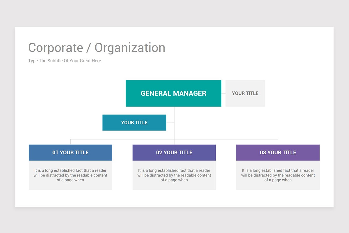 Hierarchy and Organizational Chart Google Slides Template Nulivo Market