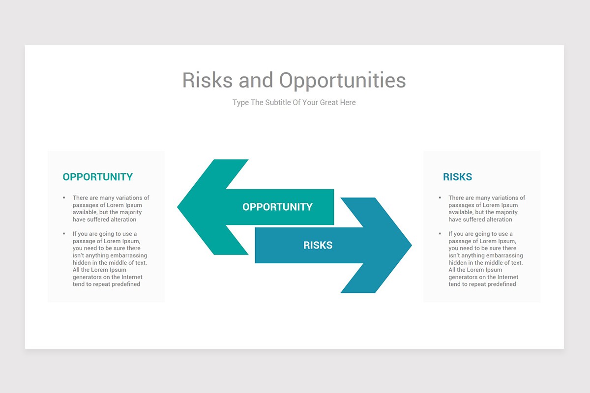 Risks and Opportunities Keynote Template Nulivo Market