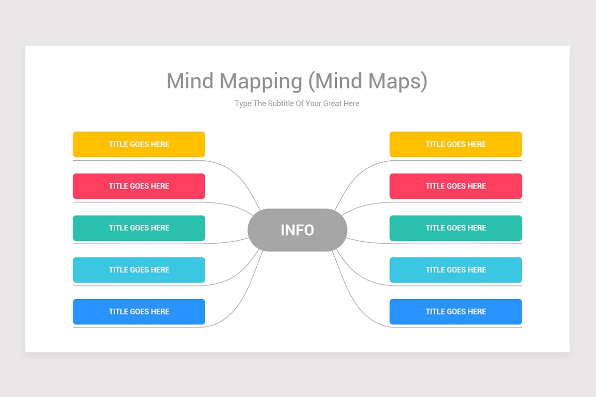 Mind Map Diagram Template