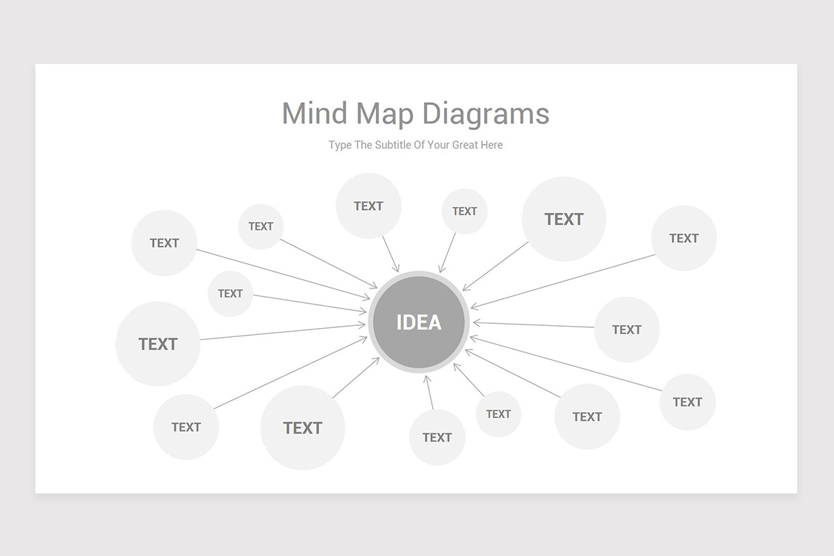 Mind Map Diagrams Keynote Presentation Template | Nulivo Market