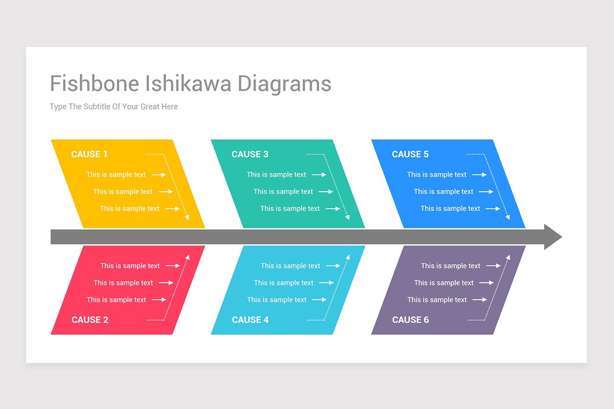 Fishbone Ishikawa Diagram Template
