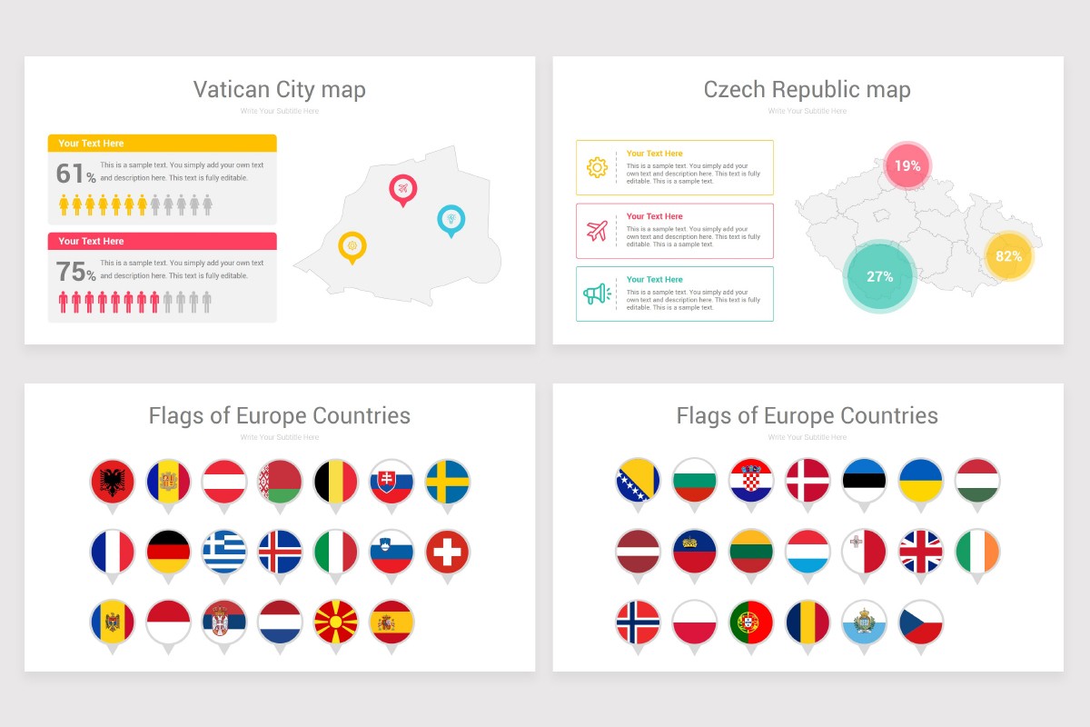 Europe Maps Keynote Template | Nulivo Market