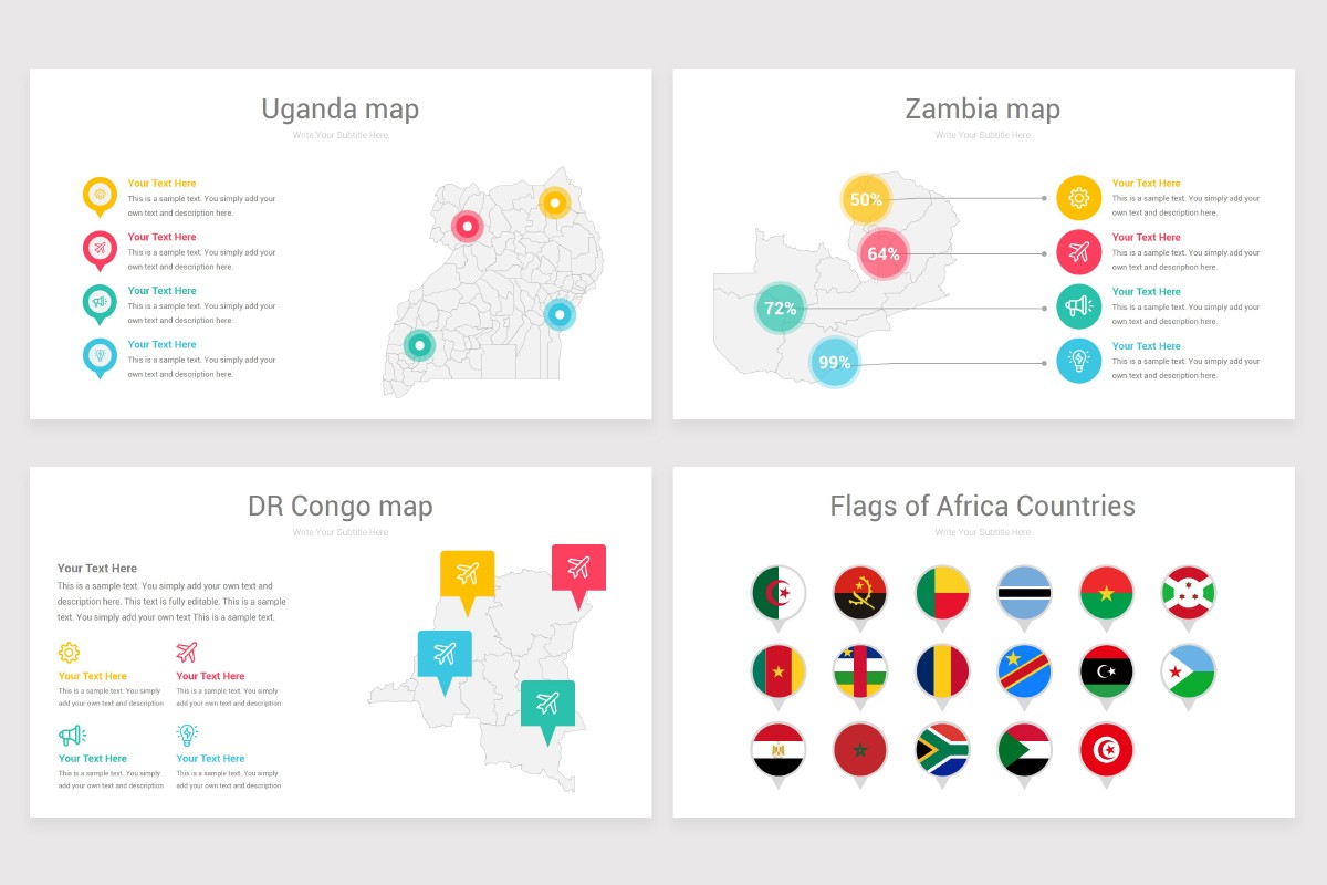 Africa Maps Google Slides Template Nulivo Market