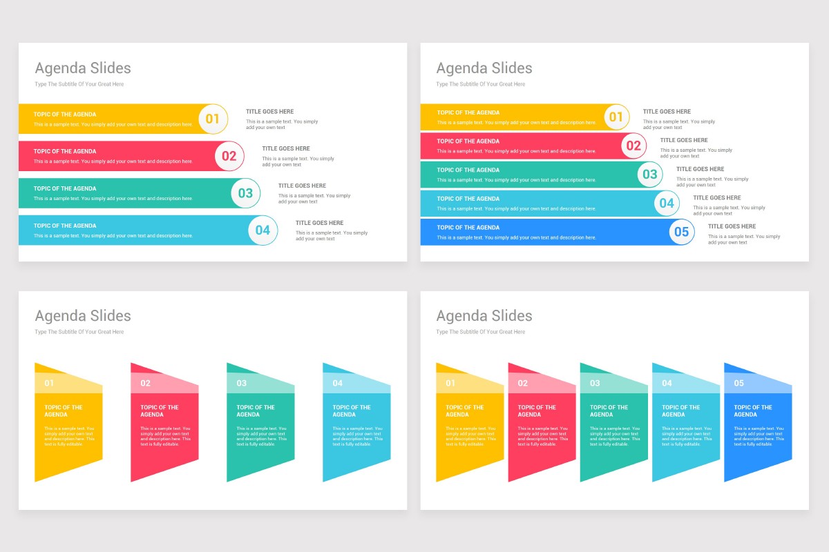 Agenda Google Slides Template Diagrams Nulivo Market