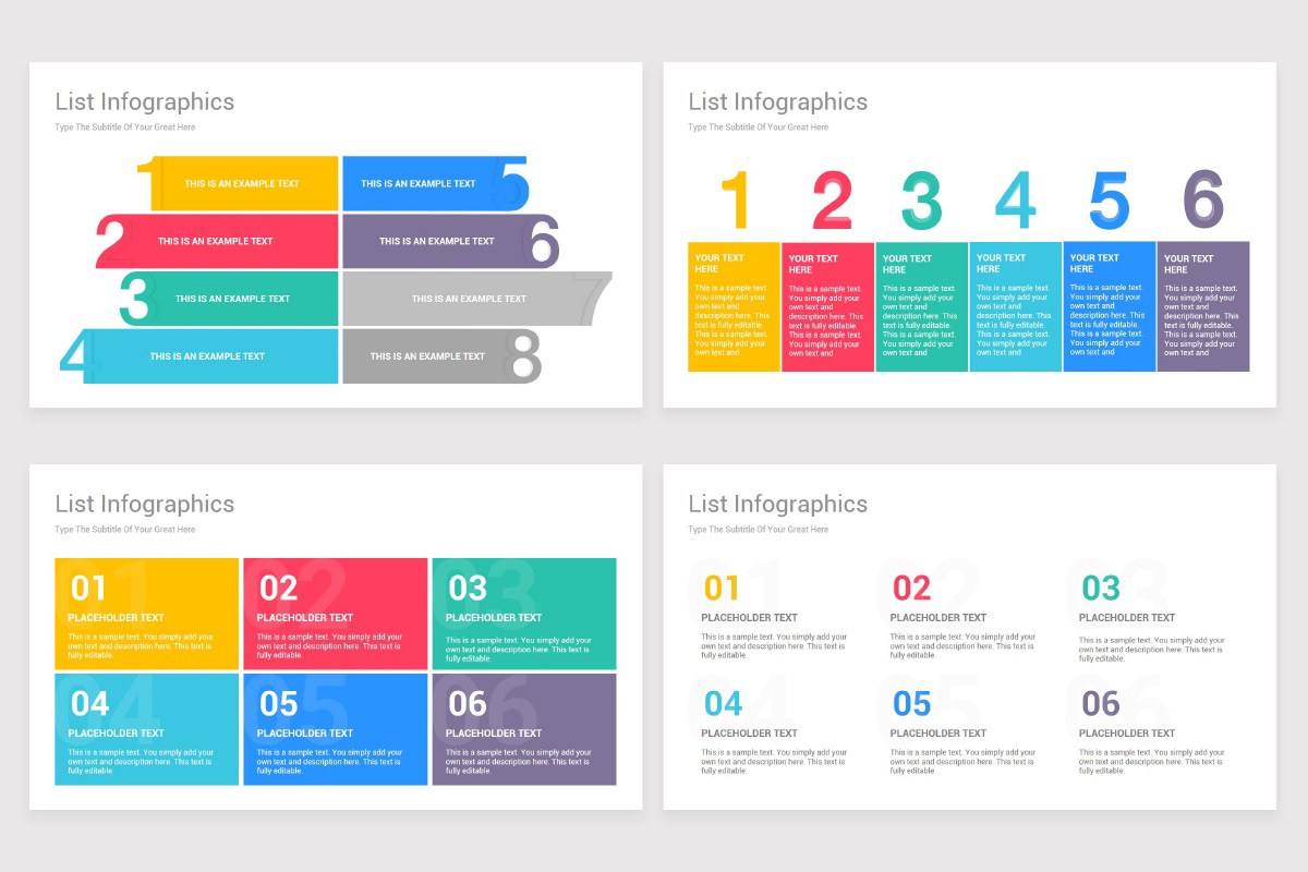Lists Google Slides Presentation Template | Nulivo Market