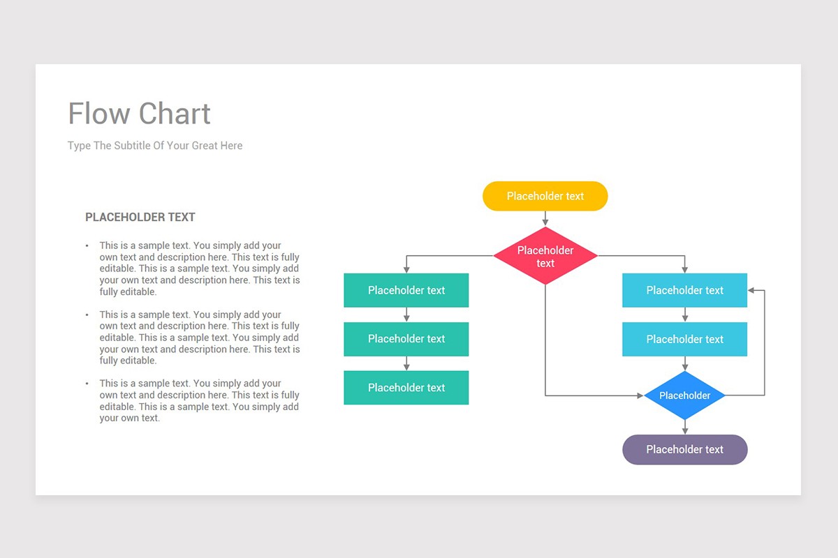 Flow Chart PowerPoint Template Diagrams | Nulivo Market