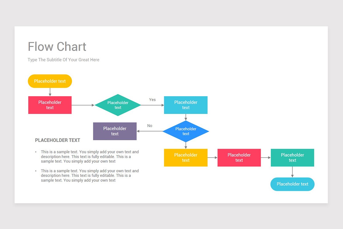 Flow Chart PowerPoint Template Diagrams | Nulivo Market