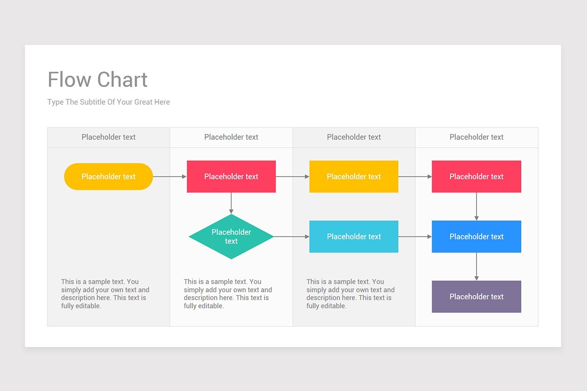 Flow Chart Google Slides Template Diagrams Nulivo Market
