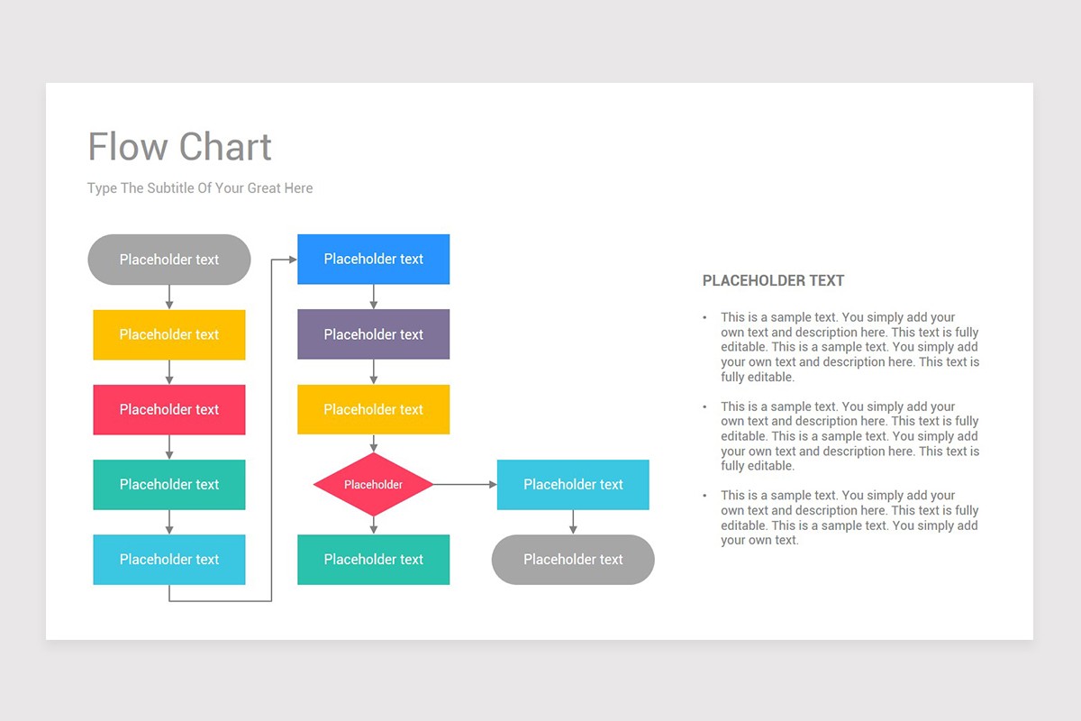 Flow Chart Google Slides Template Diagrams Nulivo Market