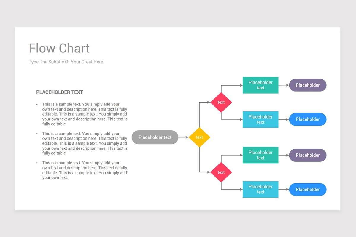 Flow Chart Google Slides Template Diagrams Nulivo Market