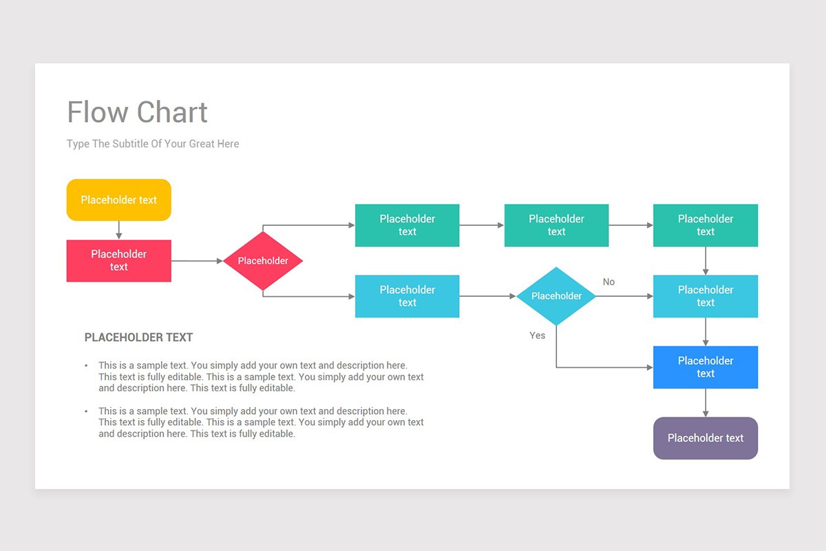 Flow Chart Google Slides Template Diagrams Nulivo Market