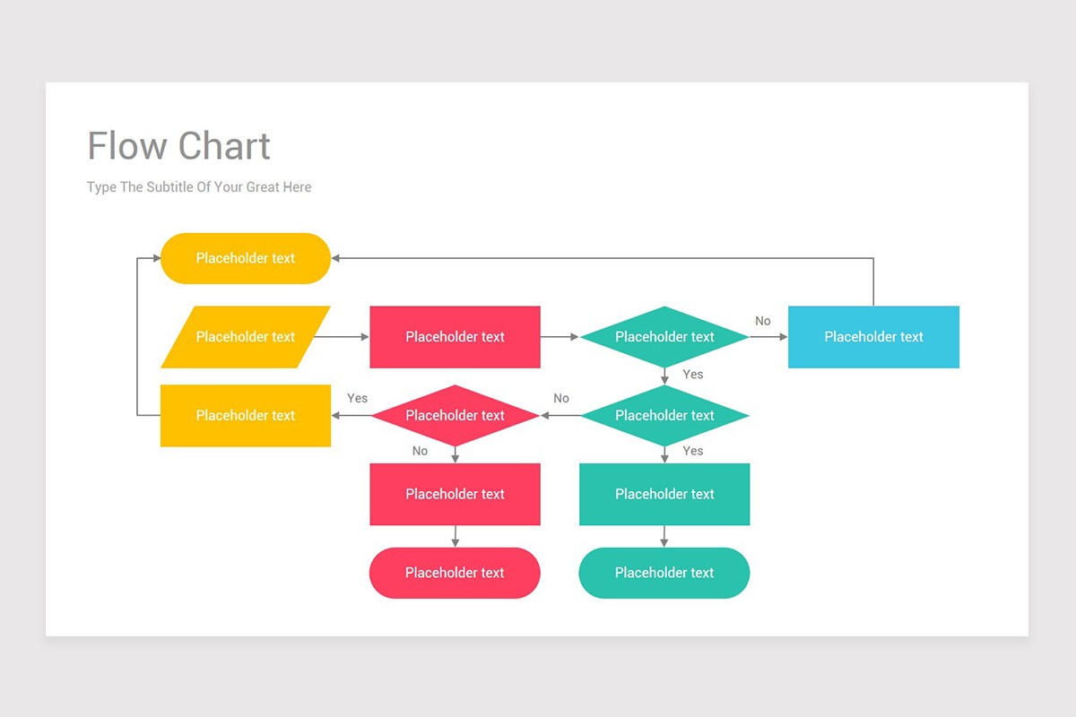 Flow Chart Google Slides Template Diagrams Nulivo Market