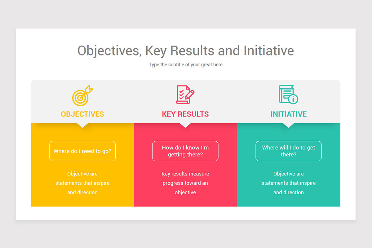 OKR Objectives and Key Results Google Slides Template Nulivo Market