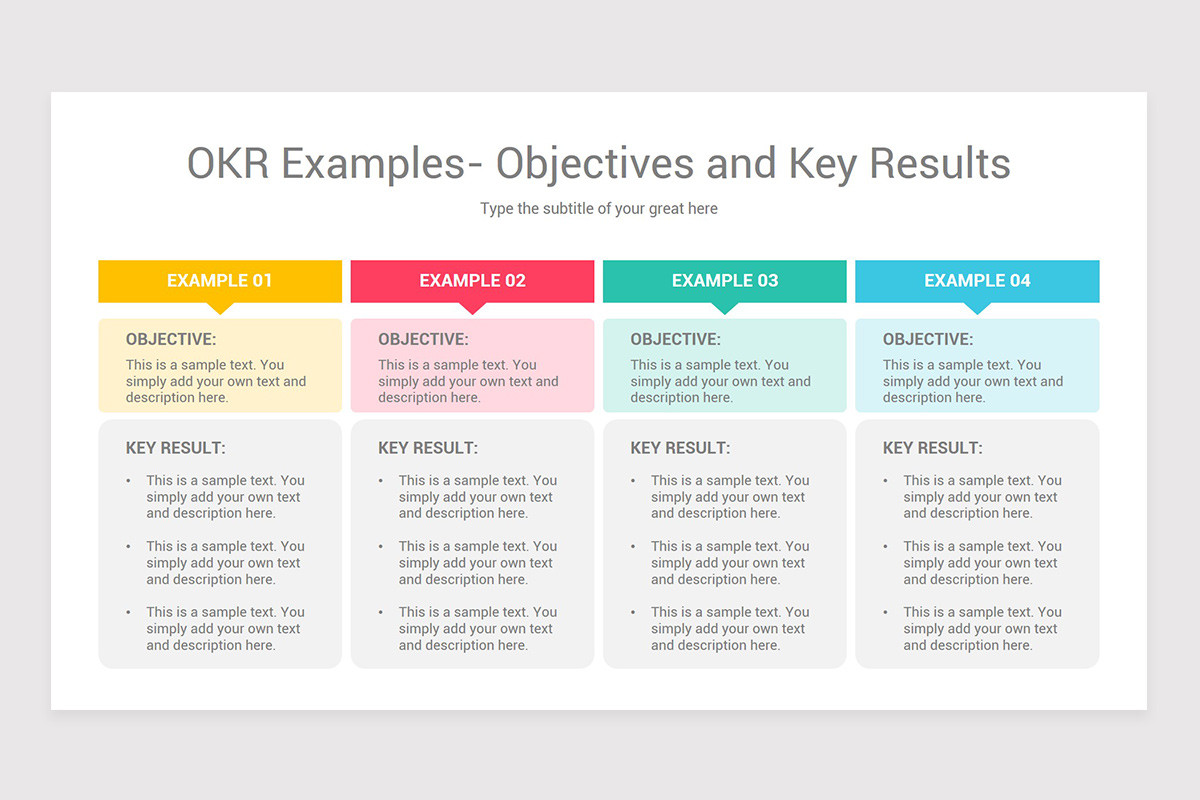 OKR Objectives and Key Results Keynote Template Nulivo Market