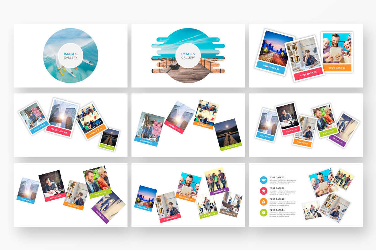 Powerpoint Photo Gallery Gallery PowerPoint Presentation Template | Nulivo Market