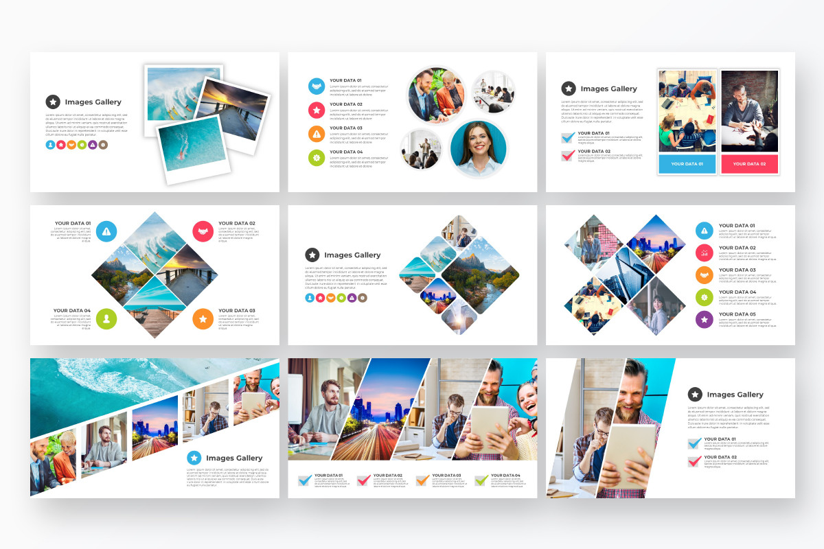 Gallery PowerPoint Presentation Template | Nulivo Market