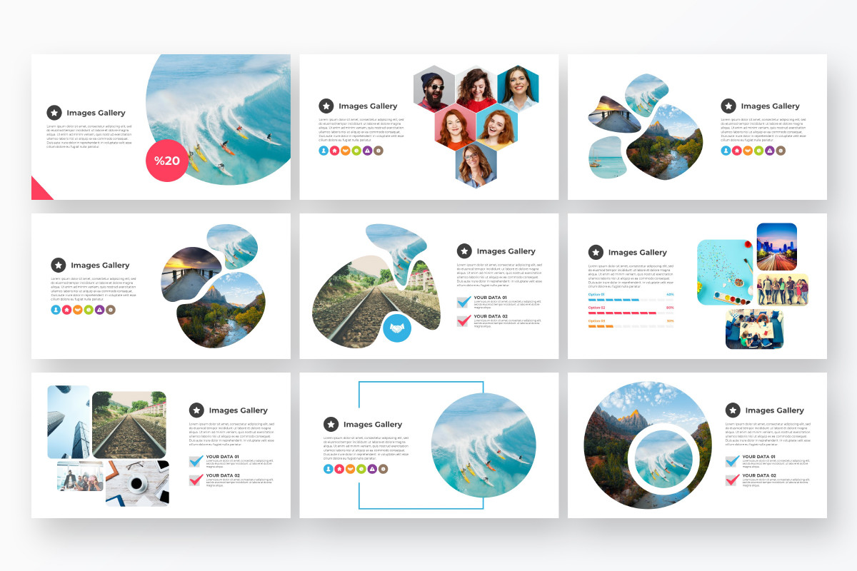 Gallery PowerPoint Presentation Template | Nulivo Market