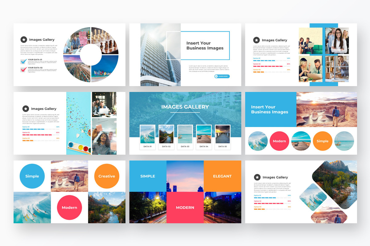 Gallery PowerPoint Presentation Template | Nulivo Market