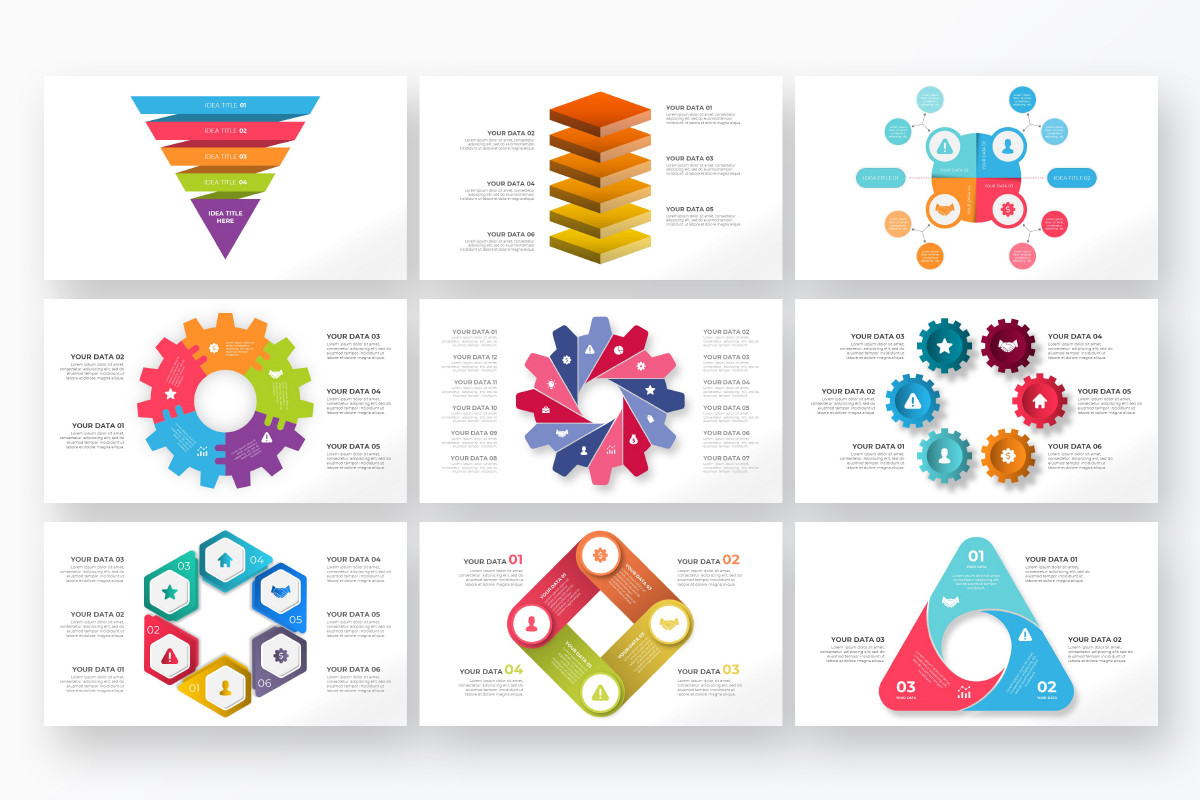 Powerpoint Design Inphograph Idea Infographics PowerPoint Template Design | Nulivo Market