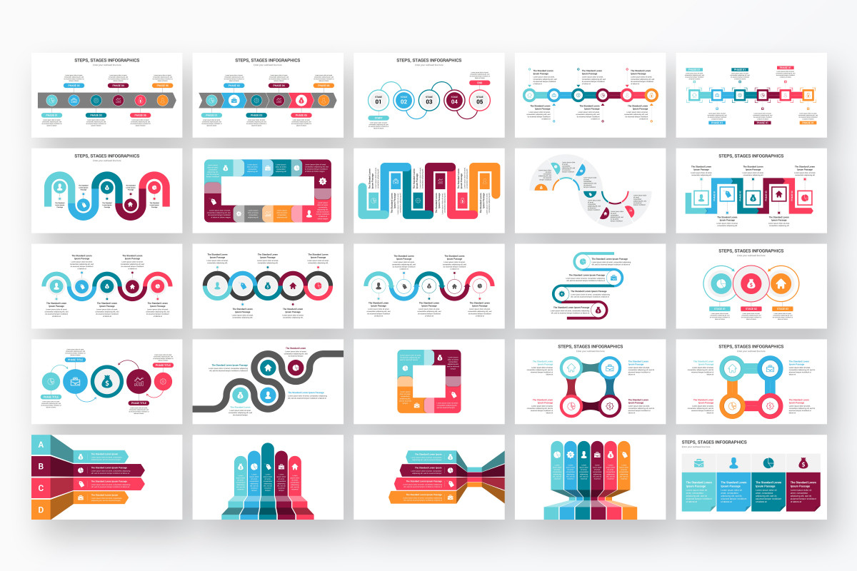 Stages Infographics PowerPoint Template | Nulivo Market