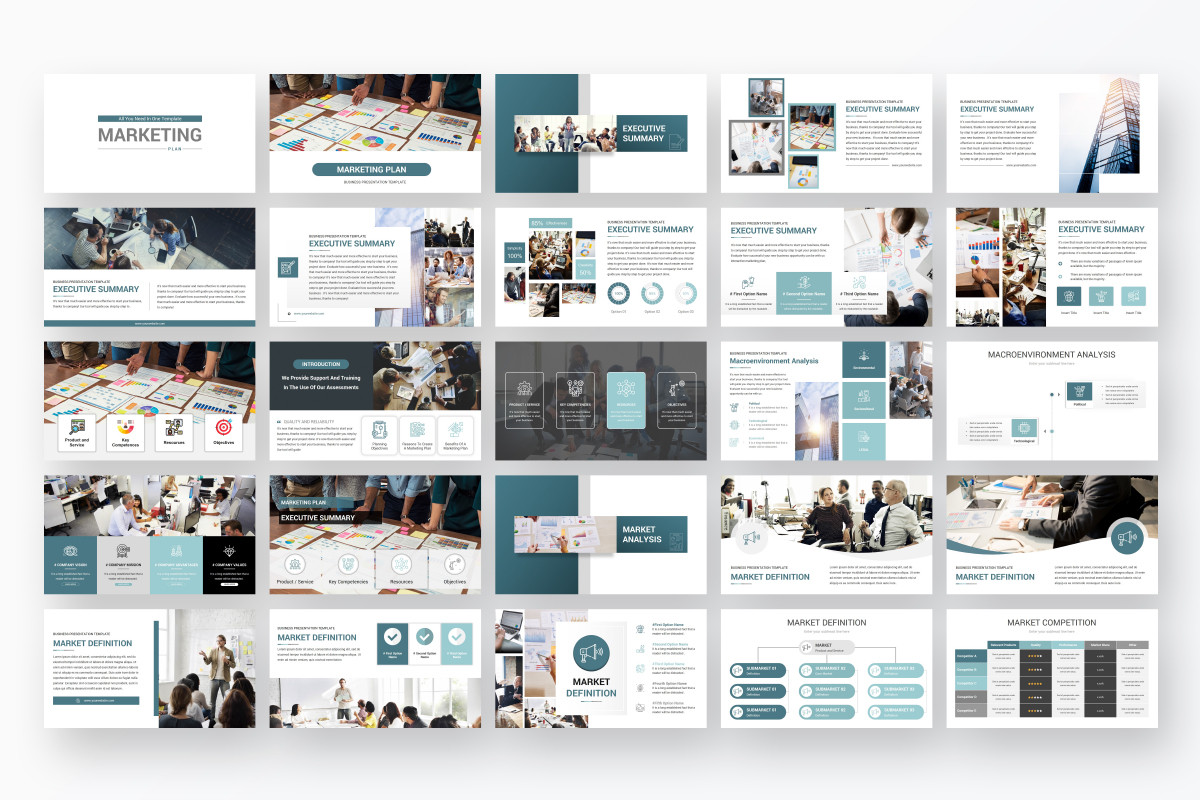Marketing Plan PowerPoint Presentation Template | Nulivo Market