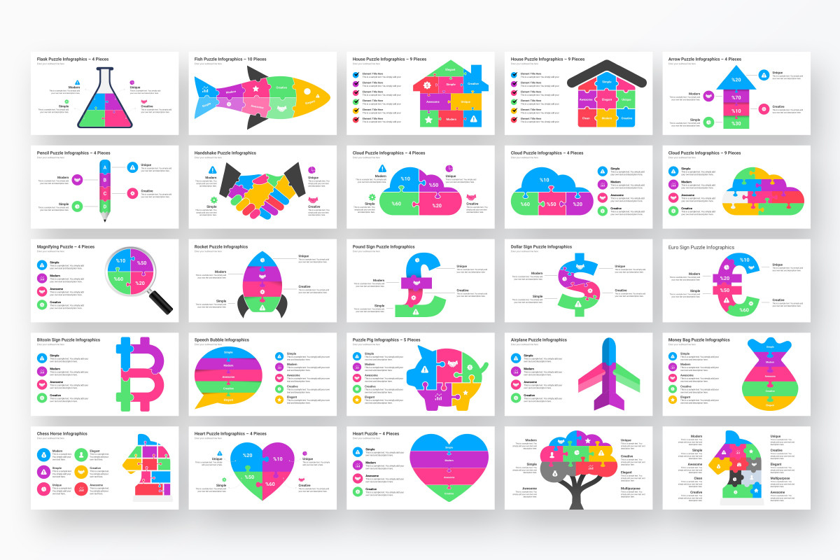 Puzzle PowerPoint Infographics Template | Nulivo Market