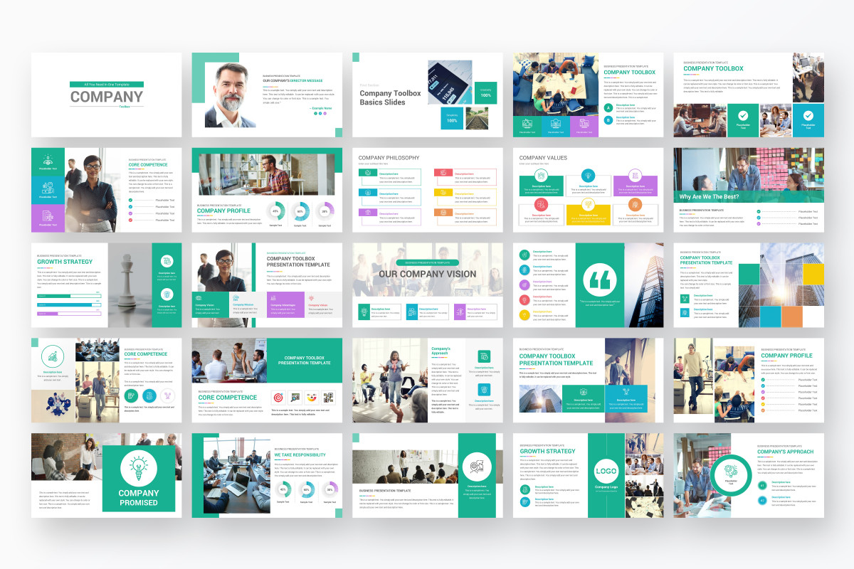 Company Toolbox Google Slides Presentation Template Nulivo Market