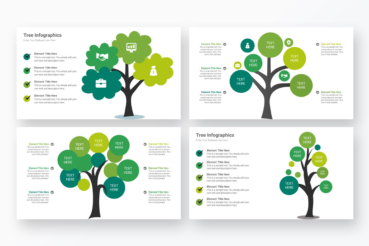Content Tree Examples Infographics Design Tree