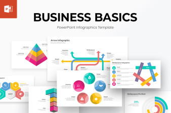 Business Basics Infographics PowerPoint Template