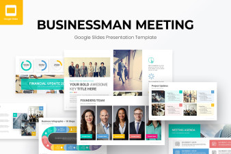 Businessman Meeting Google Slides Presentation Template