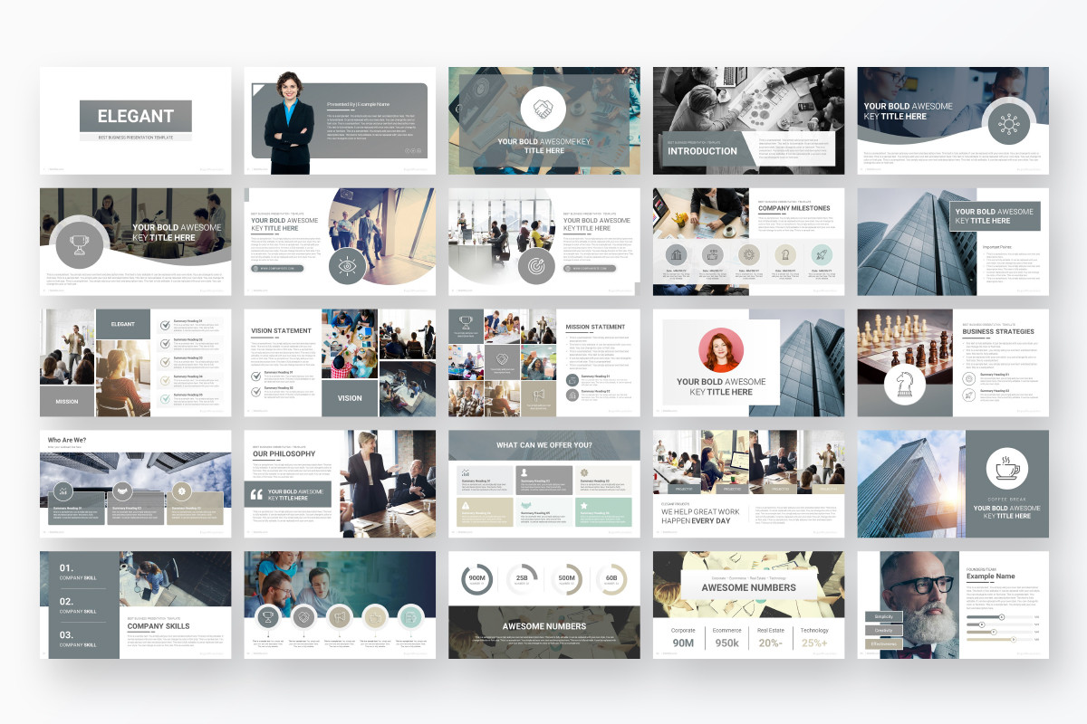Best Slide Powerpoint Informal Elegant Power Point Slides