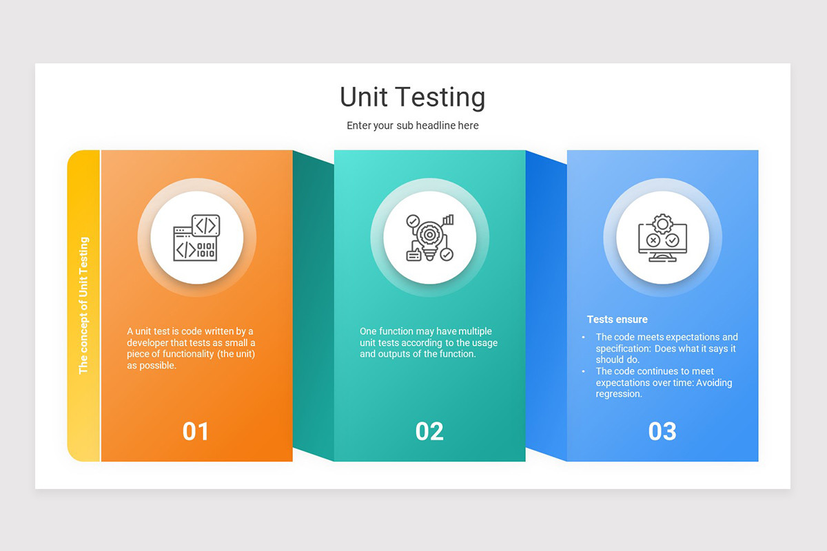Unit Testing Keynote Presentation Template | Nulivo Market