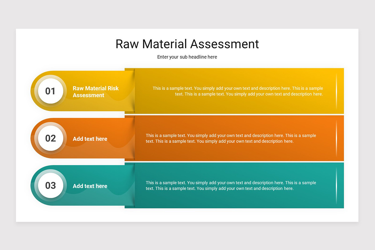 Raw Materials Control PowerPoint Template | Nulivo Market